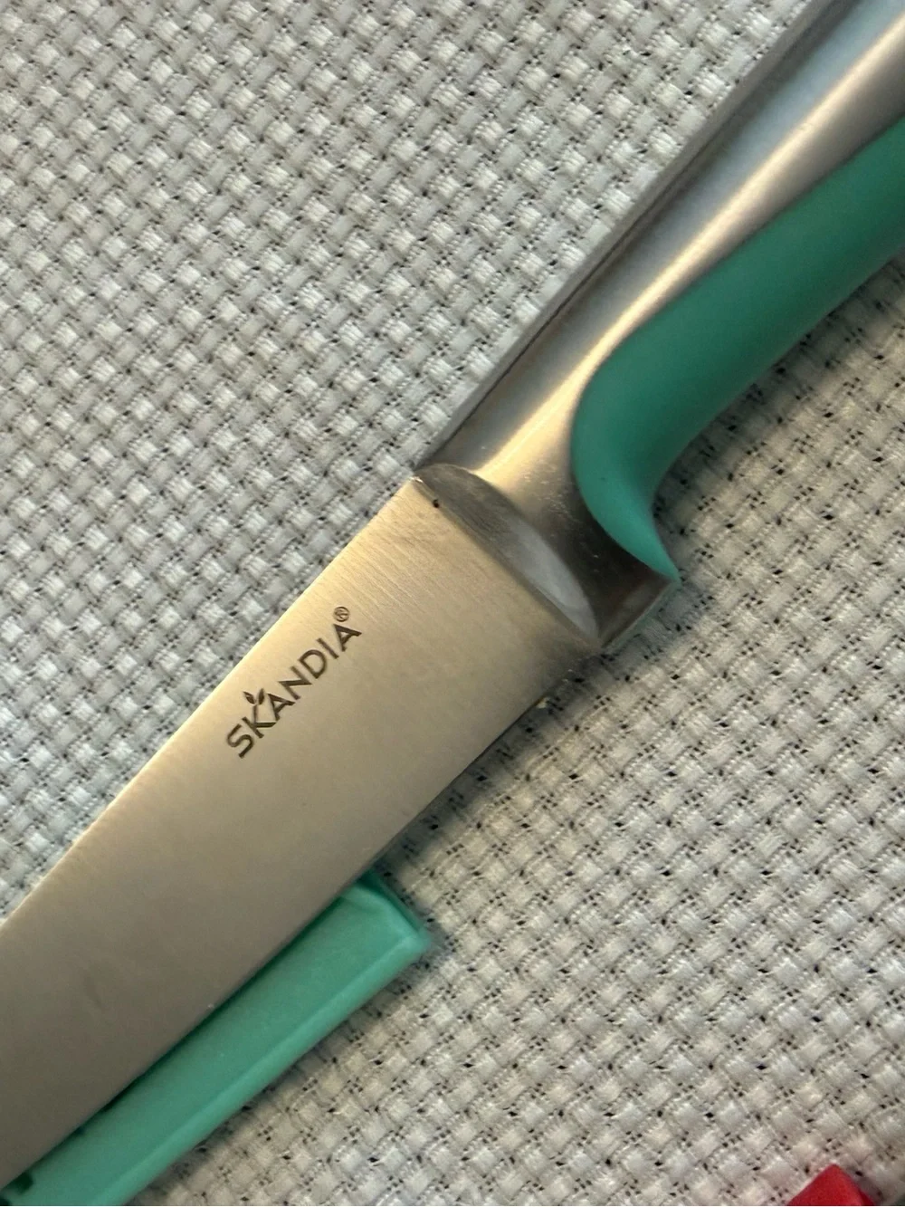 Skandia Color 3 Knife Set - Teal, Red, Purple Protective Sheaths